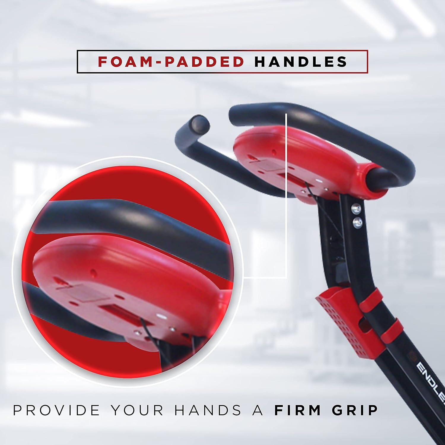 Endless EL 930 Steel Foldable Exercise Bike With Speed, Heart Rate, Time and Distance LCD Digital Display | Red/Black | Alloy Steel | 110 Kg (242LB) Max Weight Support Hover